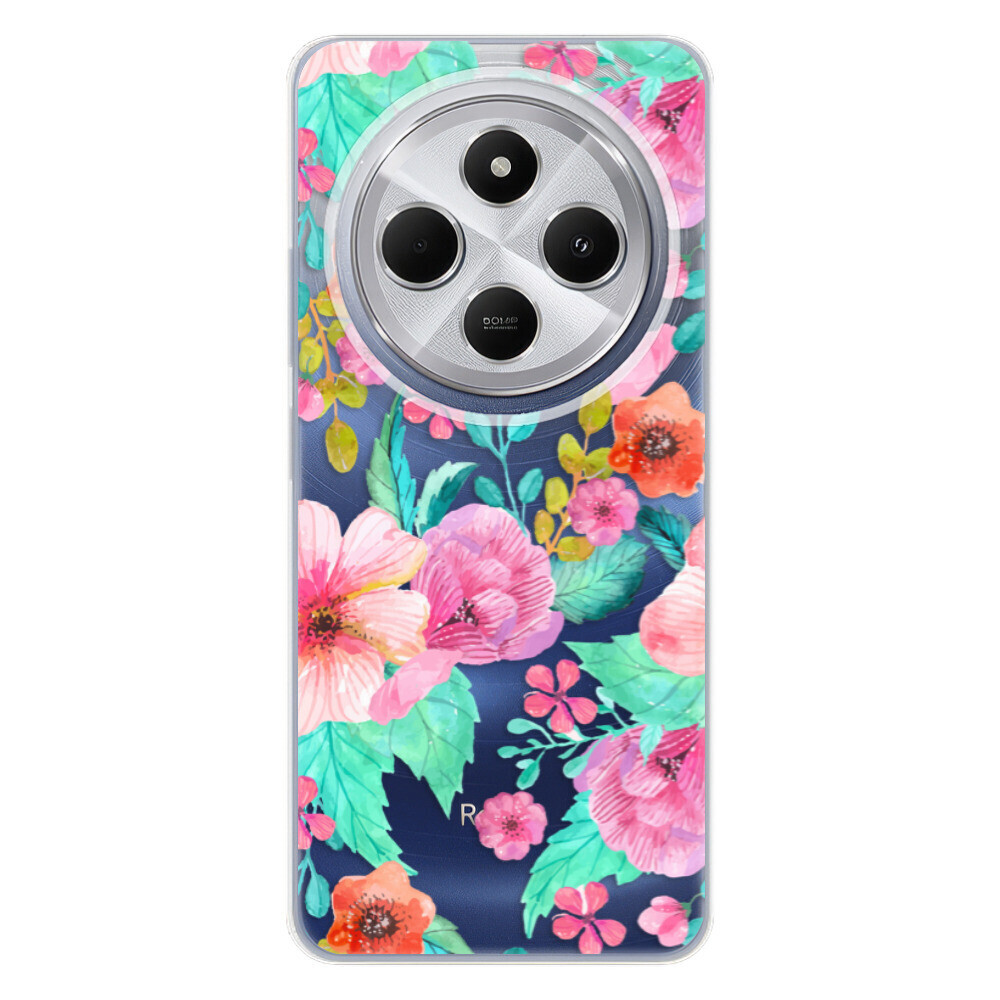 Odolné silikónové puzdro iSaprio - Flower Pattern 01 - Xiaomi Redmi 14C / Poco C75