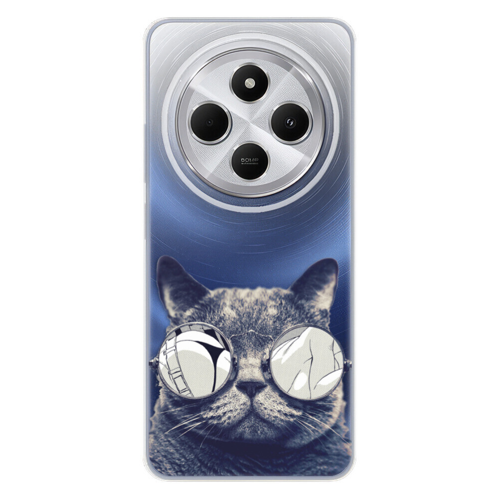 Odolné silikónové puzdro iSaprio - Crazy Cat 01 - Xiaomi Redmi 14C / Poco C75