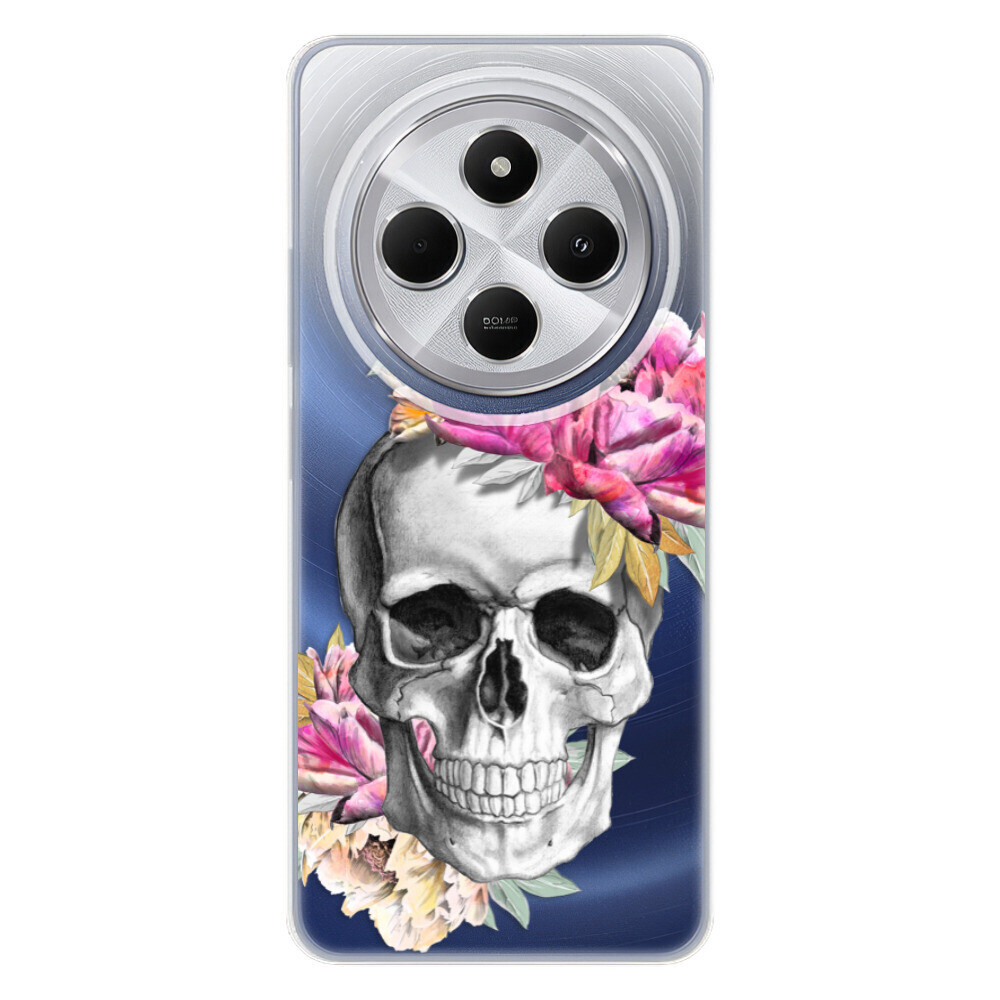 Odolné silikónové puzdro iSaprio - Pretty Skull - Xiaomi Redmi 14C / Poco C75
