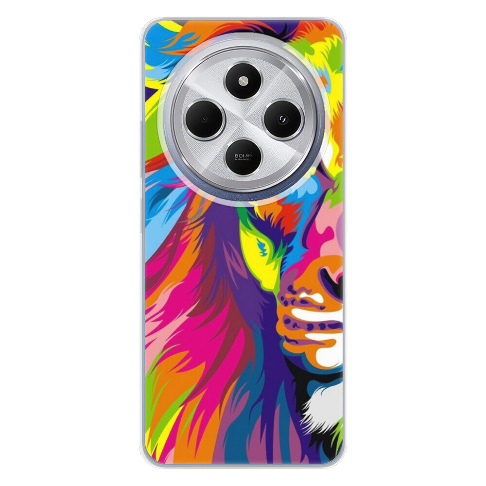 Odolné silikónové puzdro iSaprio - Rainbow Lion - Xiaomi Redmi 14C / Poco C75