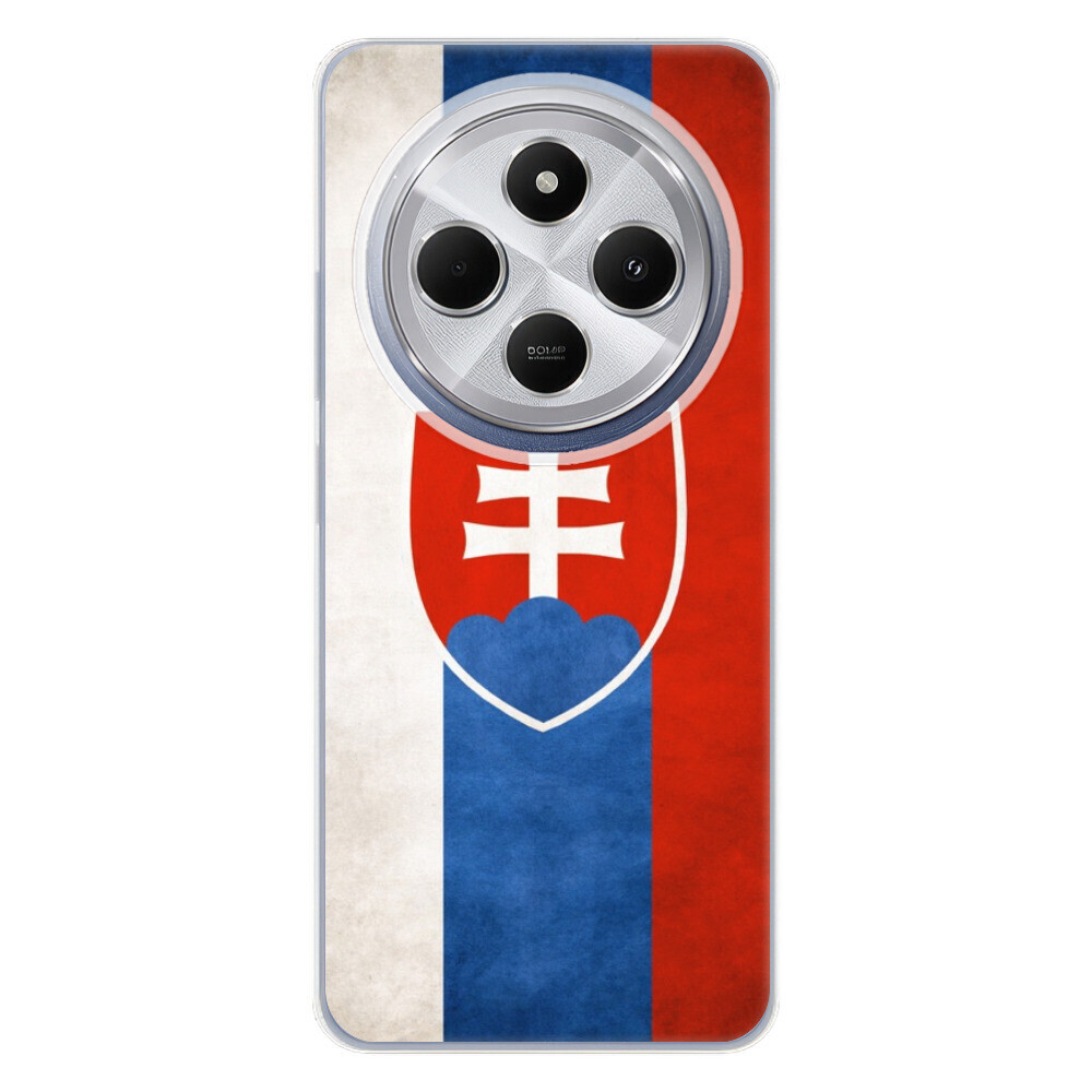 Odolné silikónové puzdro iSaprio - Slovakia Flag - Xiaomi Redmi 14C / Poco C75