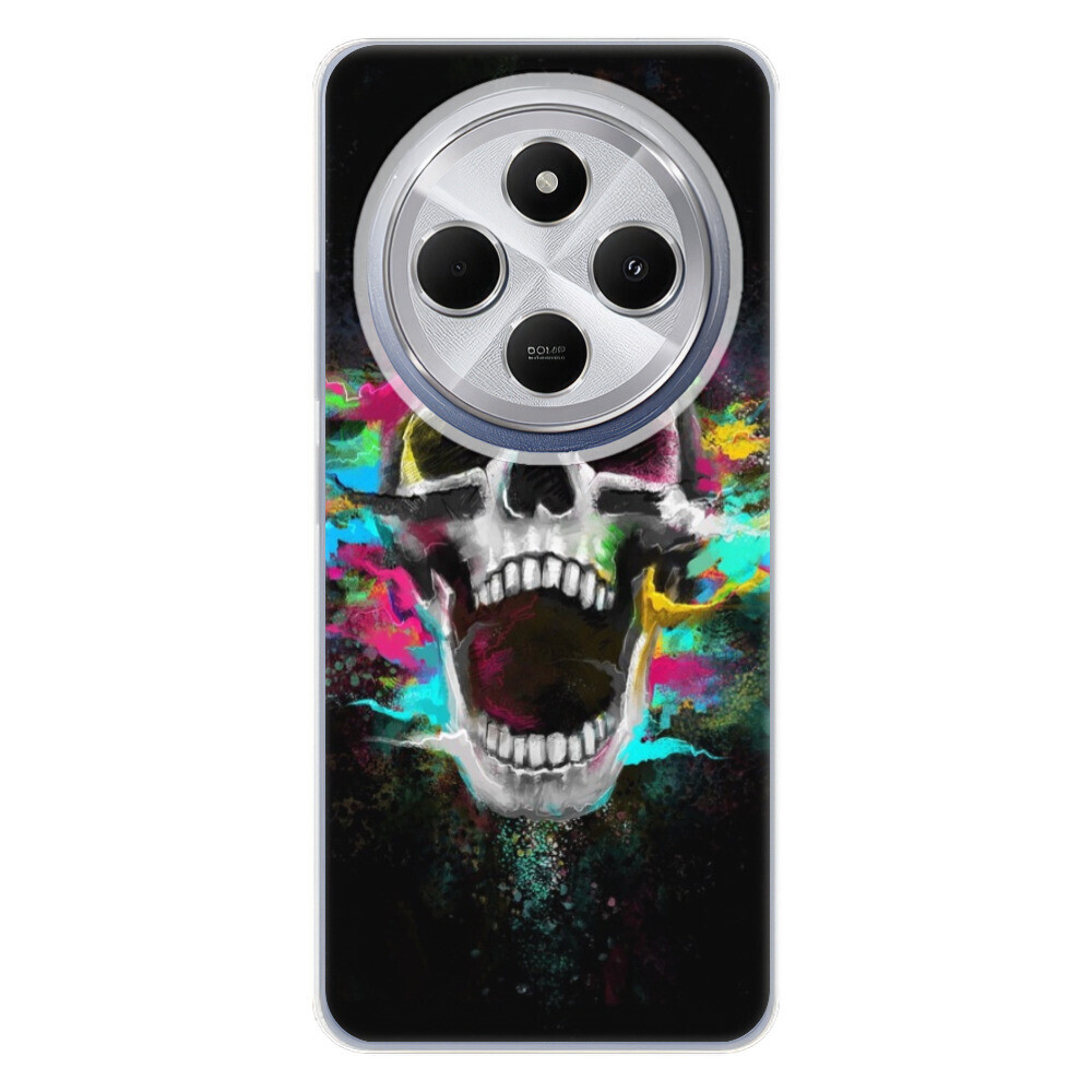 Odolné silikónové puzdro iSaprio - Skull in Colors - Xiaomi Redmi 14C / Poco C75