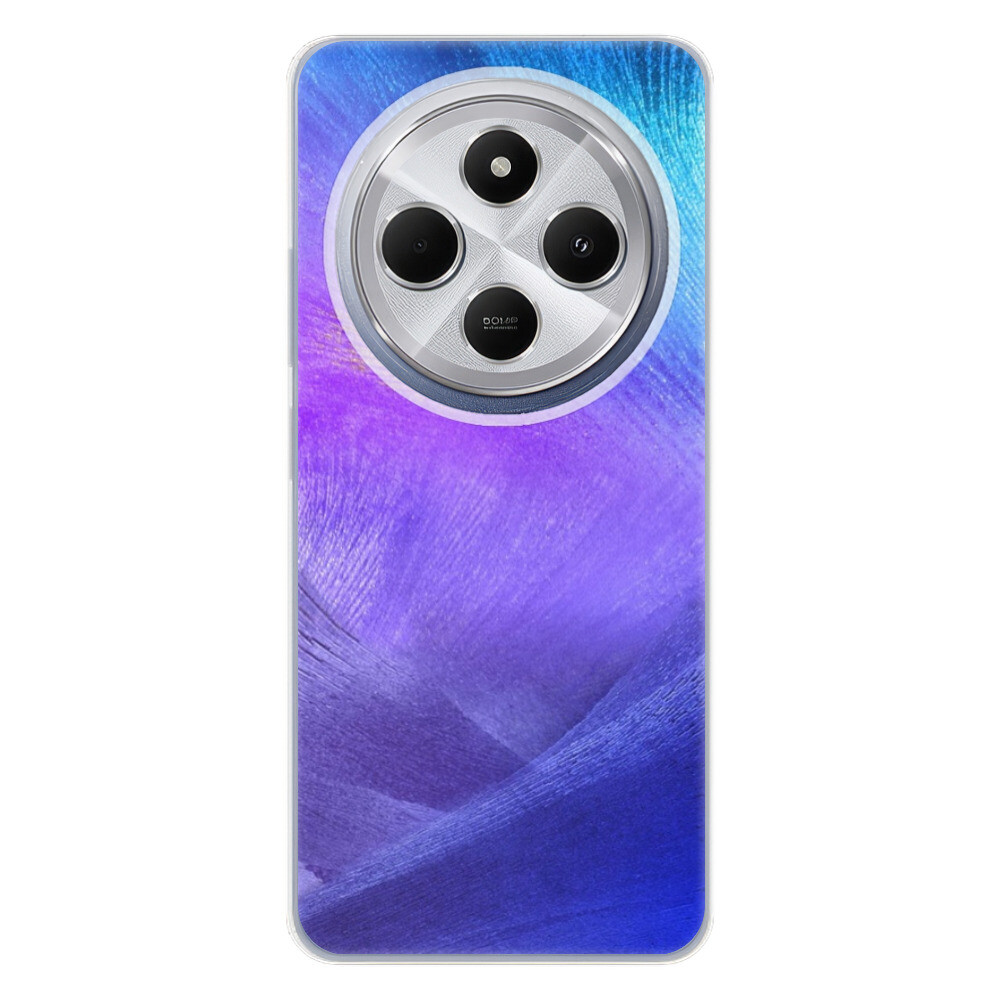Odolné silikónové puzdro iSaprio - Purple Feathers - Xiaomi Redmi 14C / Poco C75