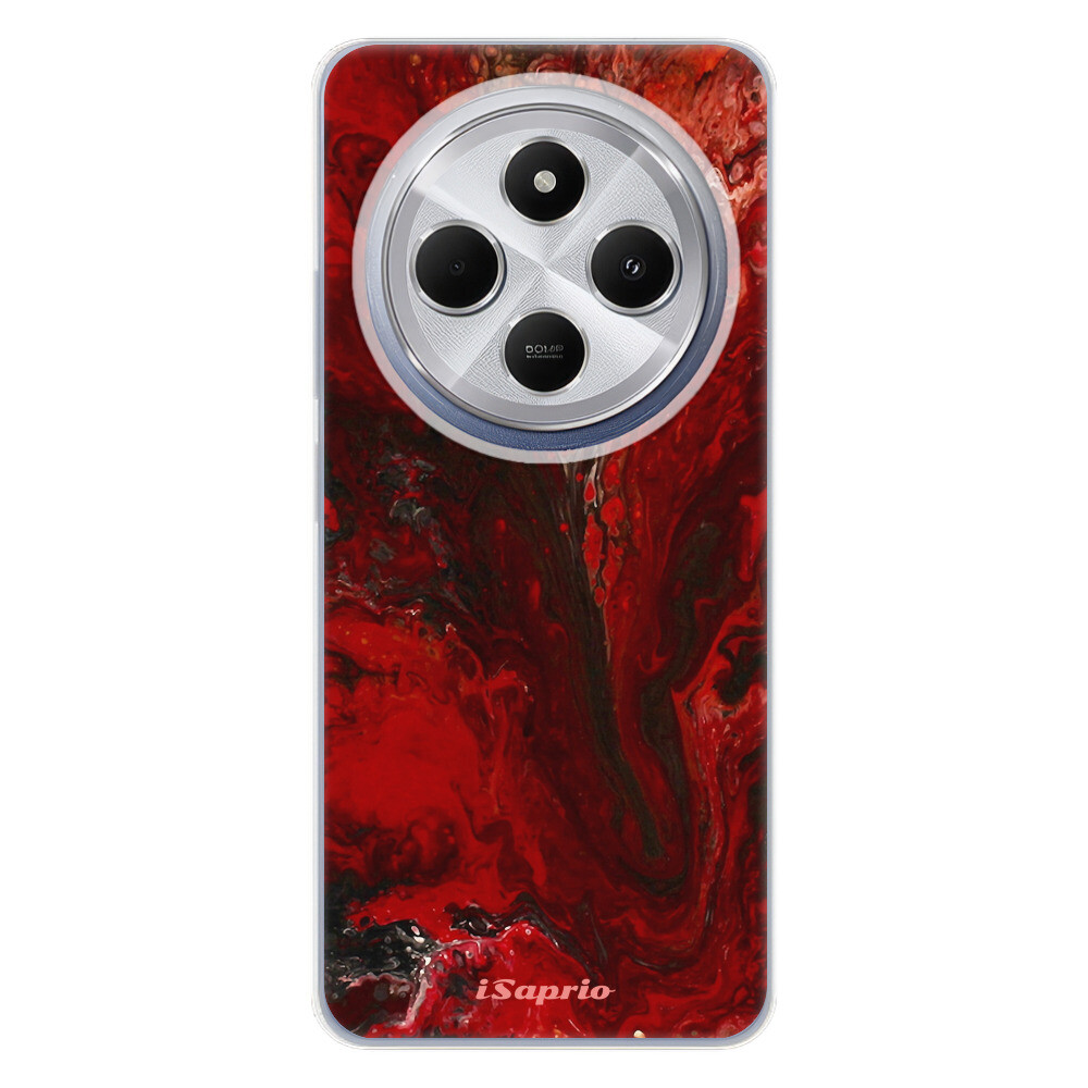 Odolné silikónové puzdro iSaprio - RedMarble 17 - Xiaomi Redmi 14C / Poco C75