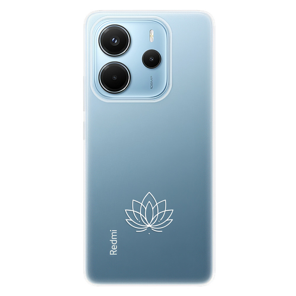 Odolné silikónové puzdro iSaprio - čiré - Lotos - Xiaomi Redmi Note 14