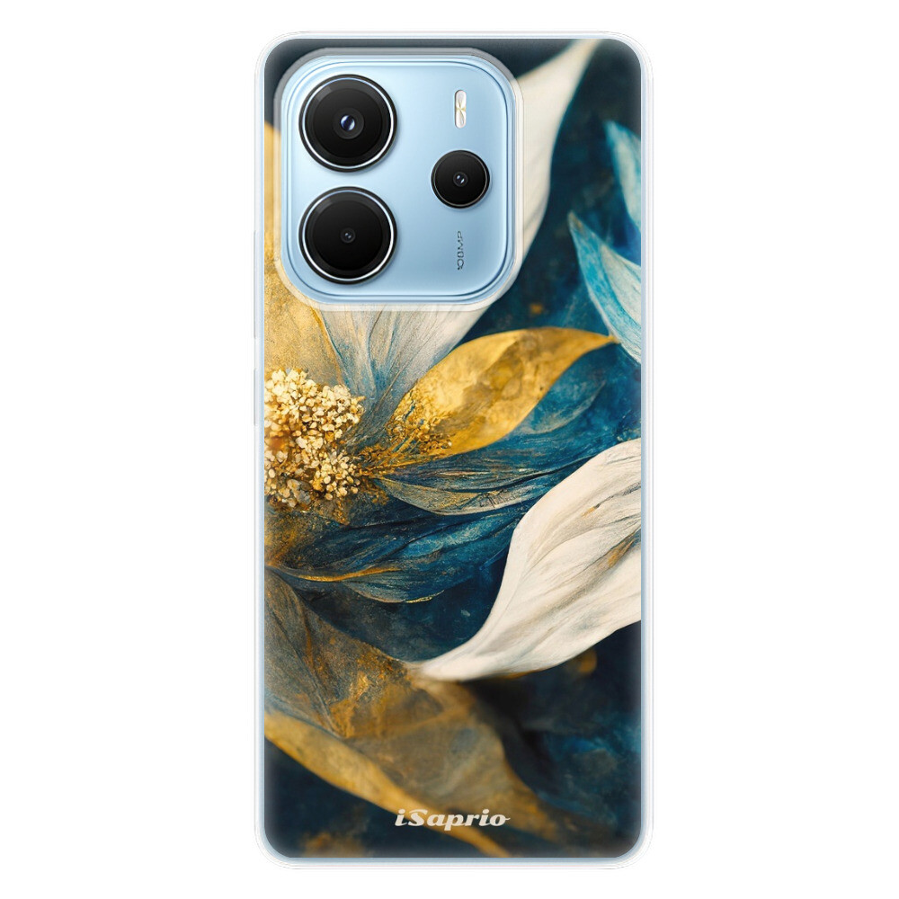 Odolné silikónové puzdro iSaprio - Gold Petals - Xiaomi Redmi Note 14