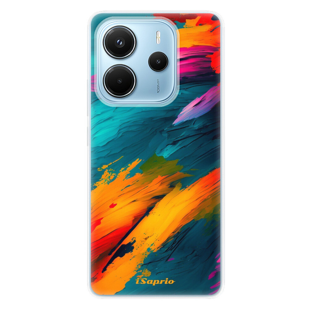 Odolné silikónové puzdro iSaprio - Blue Paint - Xiaomi Redmi Note 14