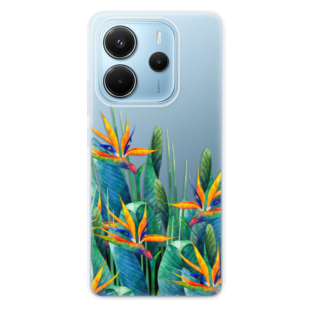 Odolné silikónové puzdro iSaprio - Exotic Flowers - Xiaomi Redmi Note 14