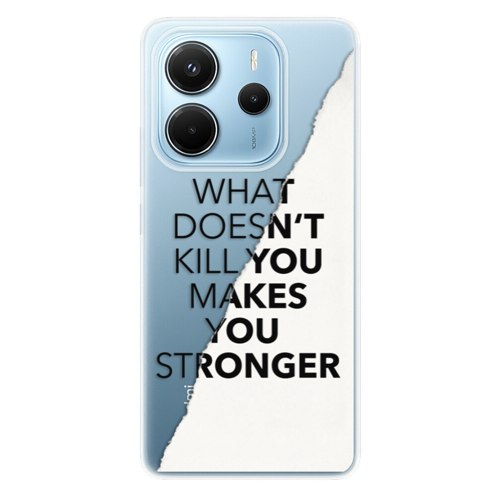 Odolné silikónové puzdro iSaprio - Makes You Stronger - Xiaomi Redmi Note 14