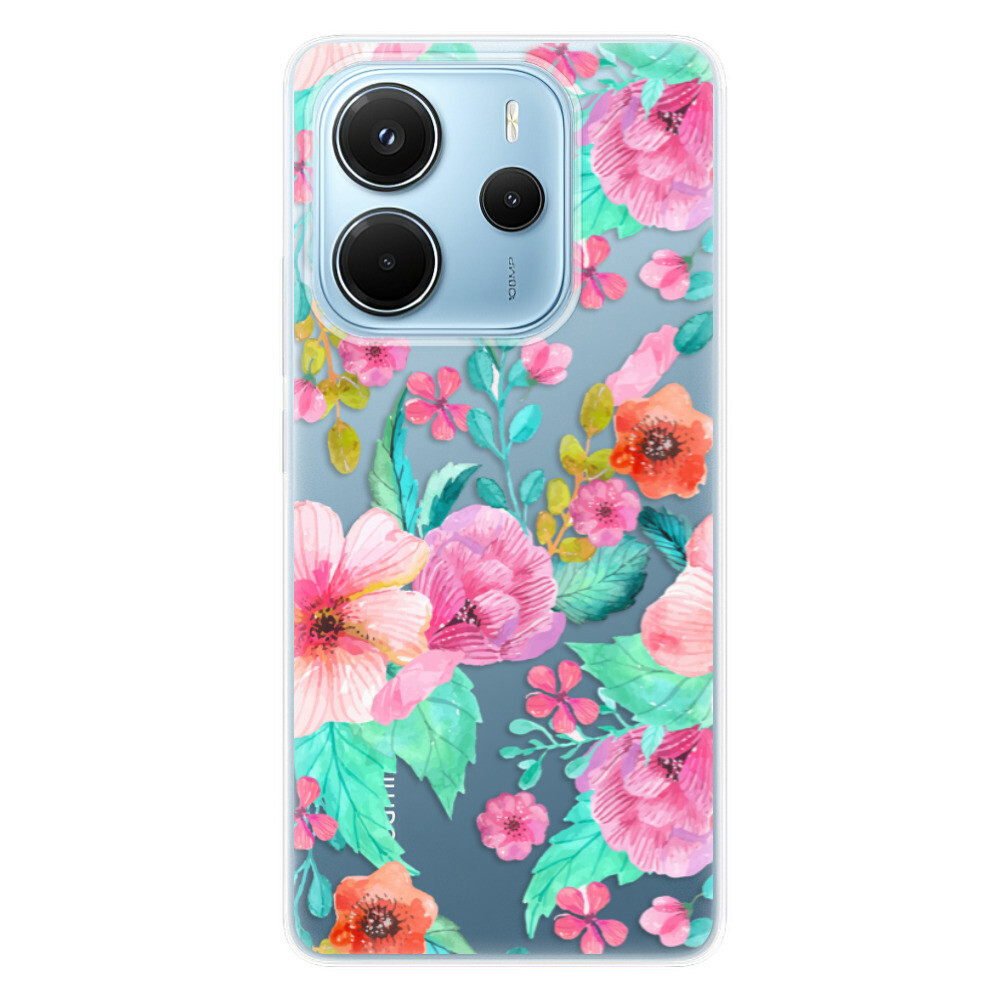 Odolné silikónové puzdro iSaprio - Flower Pattern 01 - Xiaomi Redmi Note 14