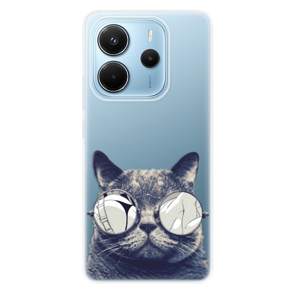 Odolné silikónové puzdro iSaprio - Crazy Cat 01 - Xiaomi Redmi Note 14