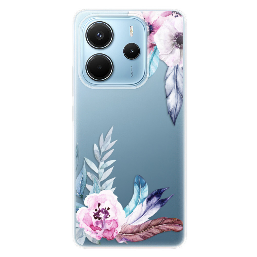 Odolné silikónové puzdro iSaprio - Flower Pattern 04 - Xiaomi Redmi Note 14