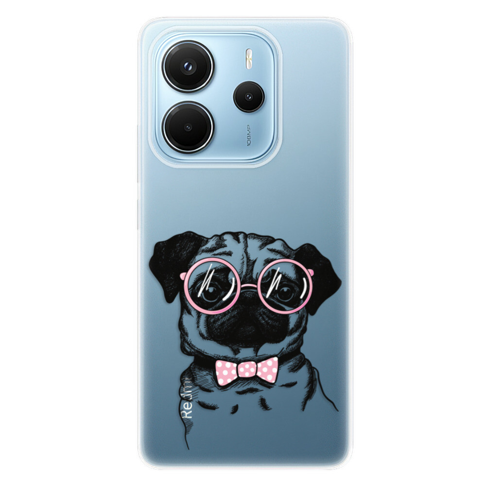 Odolné silikónové puzdro iSaprio - The Pug - Xiaomi Redmi Note 14