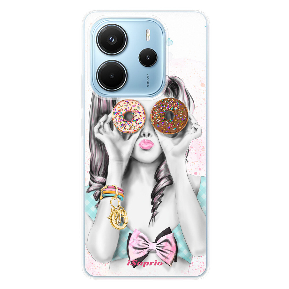 Odolné silikónové puzdro iSaprio - Donuts 10 - Xiaomi Redmi Note 14