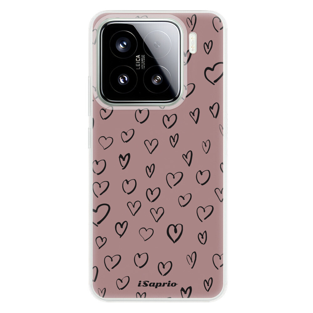 Odolné silikónové puzdro iSaprio - Heart Dark - Xiaomi 15