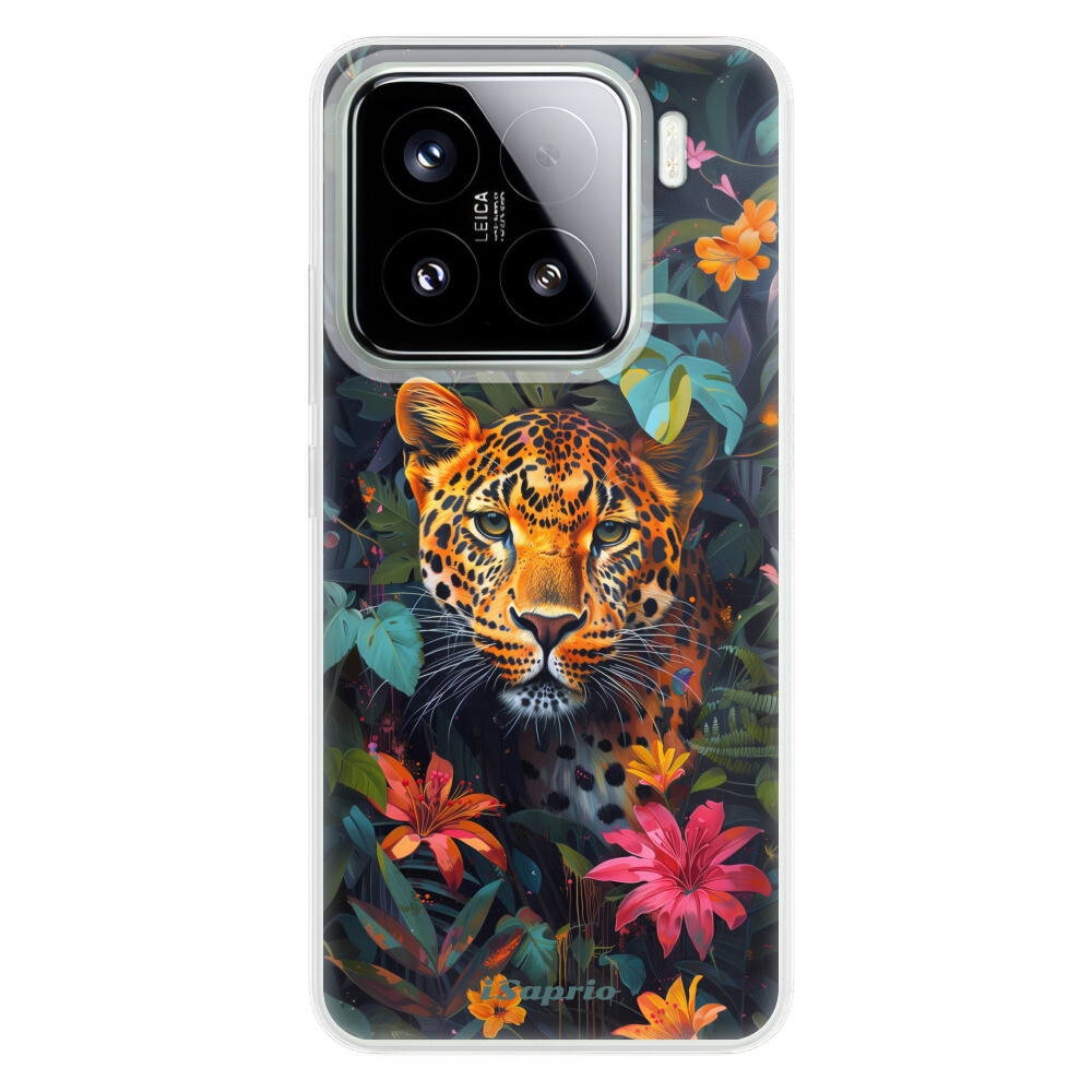 Odolné silikónové puzdro iSaprio - Flower Jaguar - Xiaomi 15