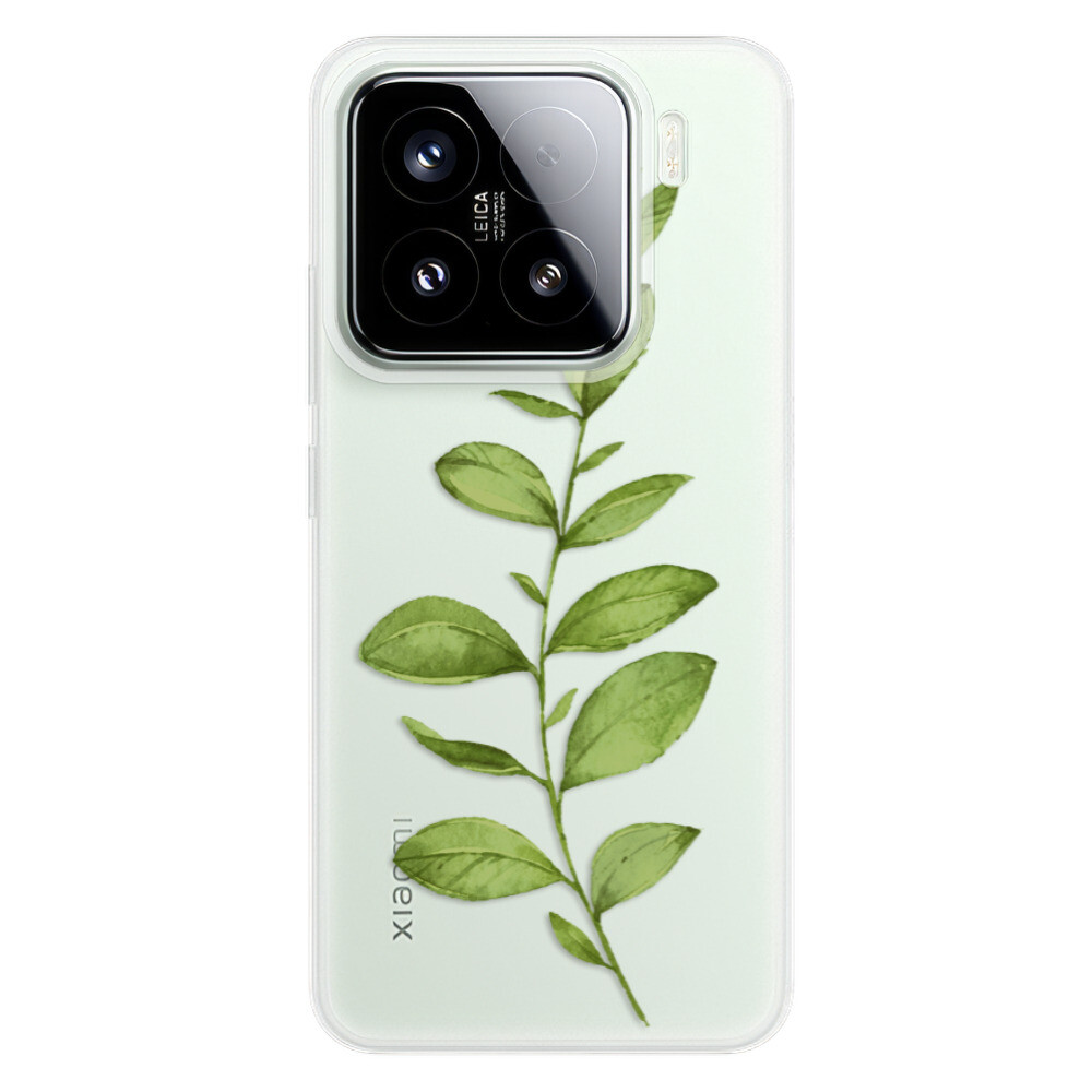 Odolné silikónové puzdro iSaprio - Green Plant 01 - Xiaomi 15