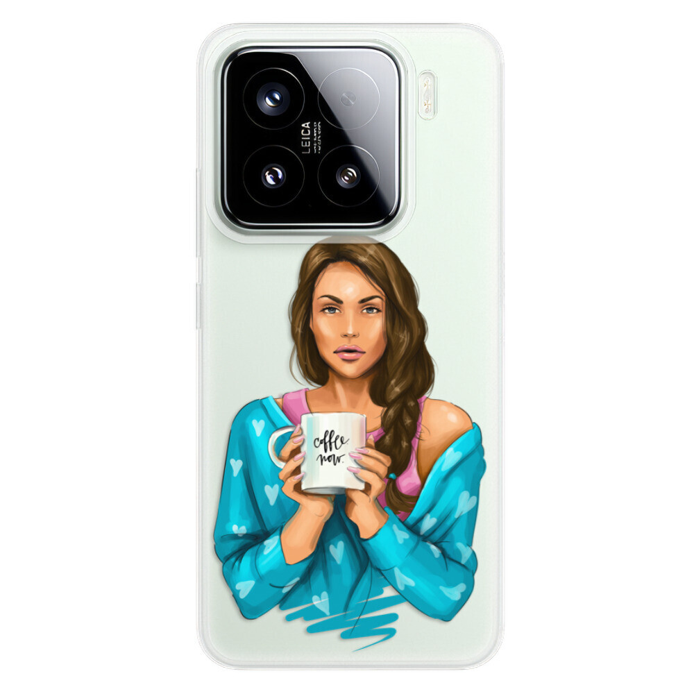 Odolné silikónové puzdro iSaprio - Coffe Now - Brunette - Xiaomi 15