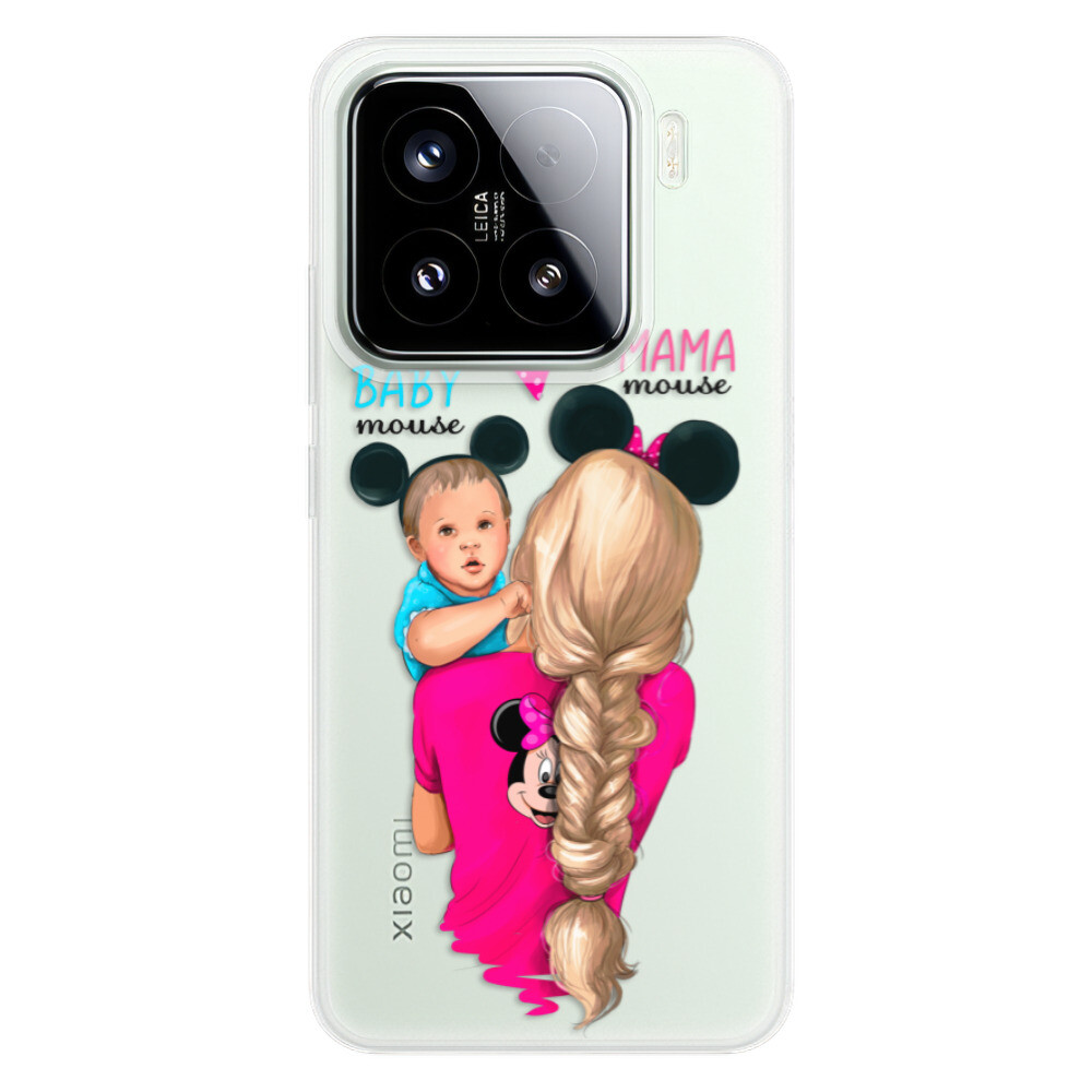 Odolné silikónové puzdro iSaprio - Mama Mouse Blonde and Boy - Xiaomi 15