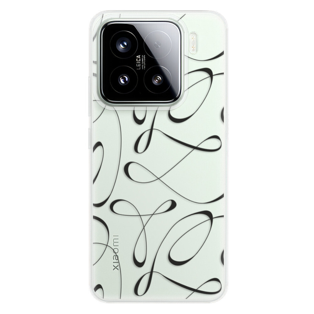 Odolné silikónové puzdro iSaprio - Fancy - black - Xiaomi 15