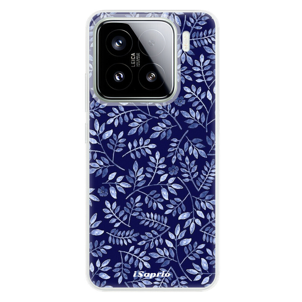 Odolné silikónové puzdro iSaprio - Blue Leaves 05 - Xiaomi 15