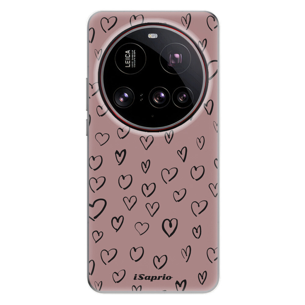 Odolné silikónové puzdro iSaprio - Heart Dark - Xiaomi 15 Ultra