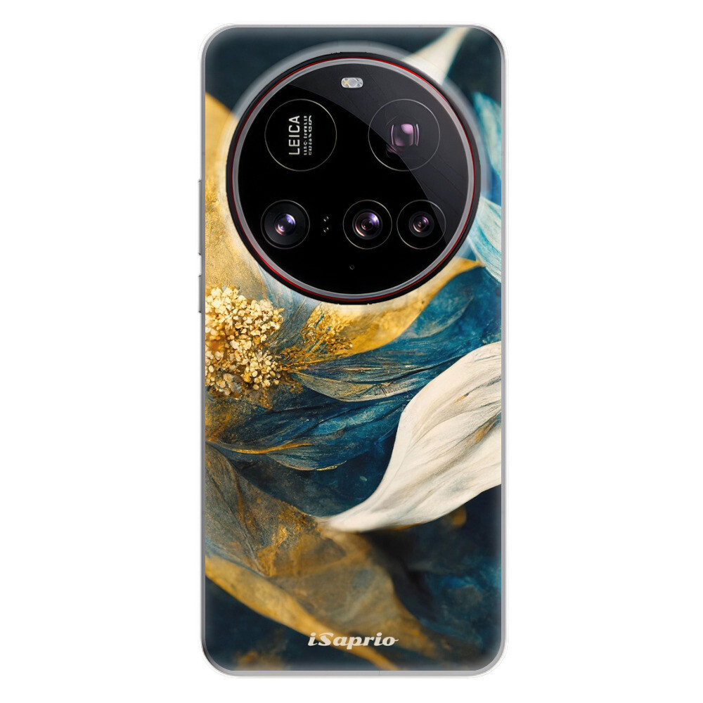 Odolné silikónové puzdro iSaprio - Gold Petals - Xiaomi 15 Ultra