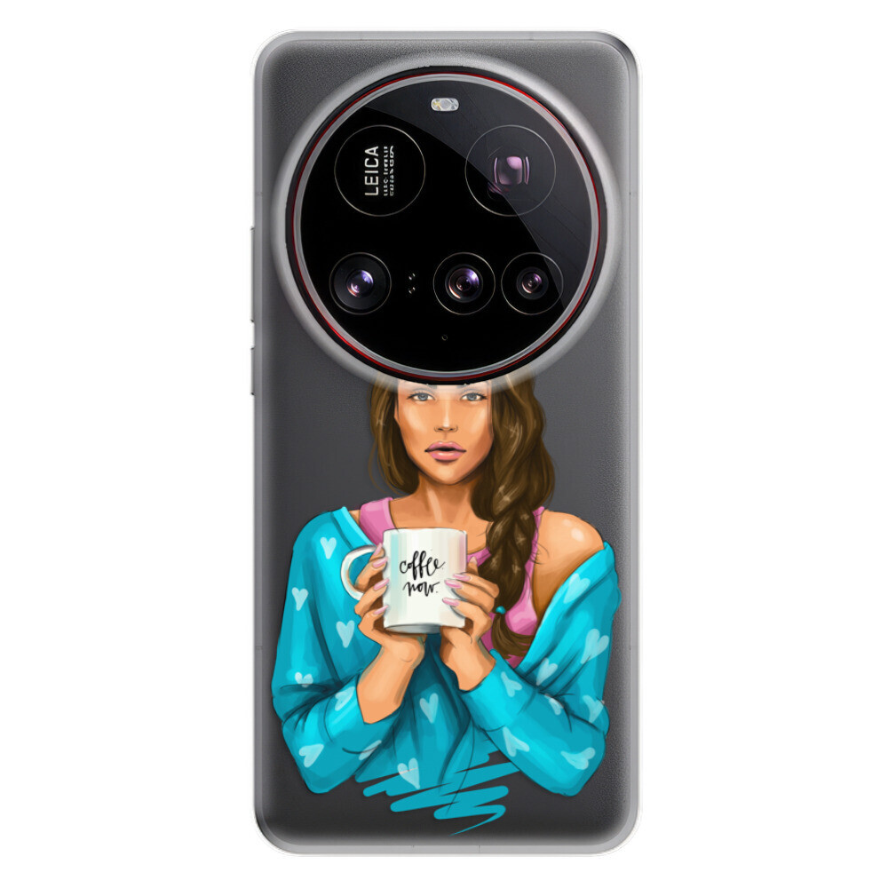 Odolné silikónové puzdro iSaprio - Coffe Now - Brunette - Xiaomi 15 Ultra