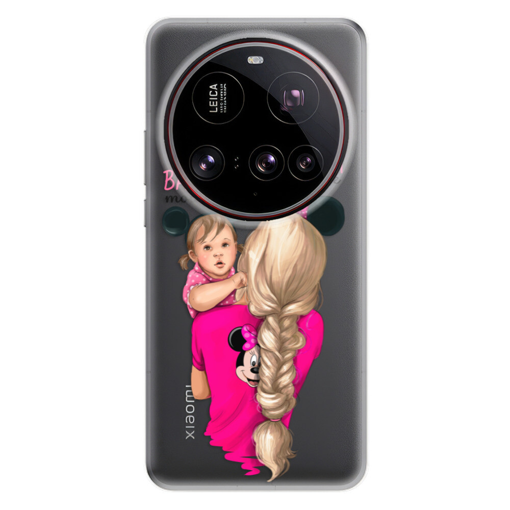 Odolné silikónové puzdro iSaprio - Mama Mouse Blond and Girl - Xiaomi 15 Ultra