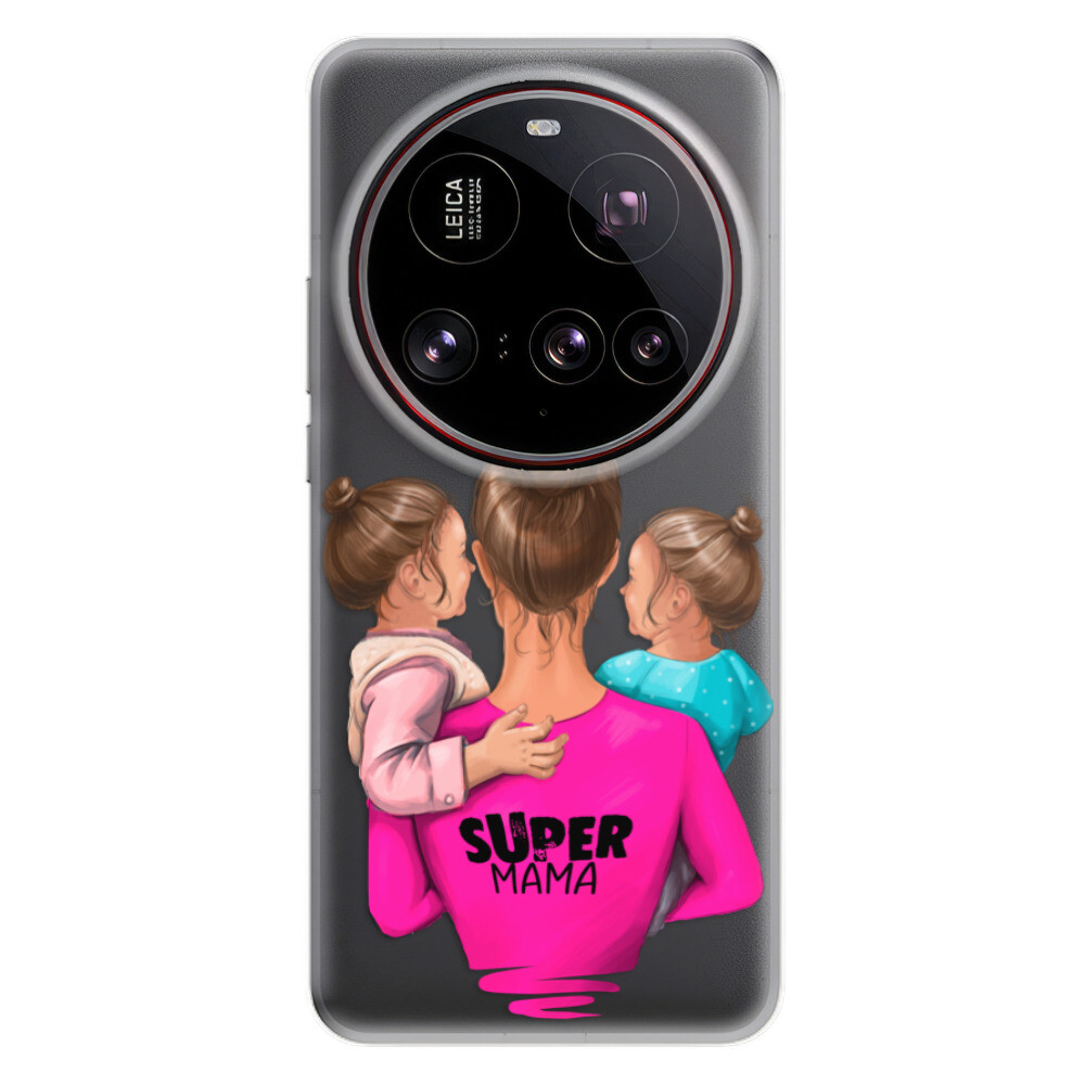 Odolné silikónové puzdro iSaprio - Super Mama - Two Girls - Xiaomi 15 Ultra