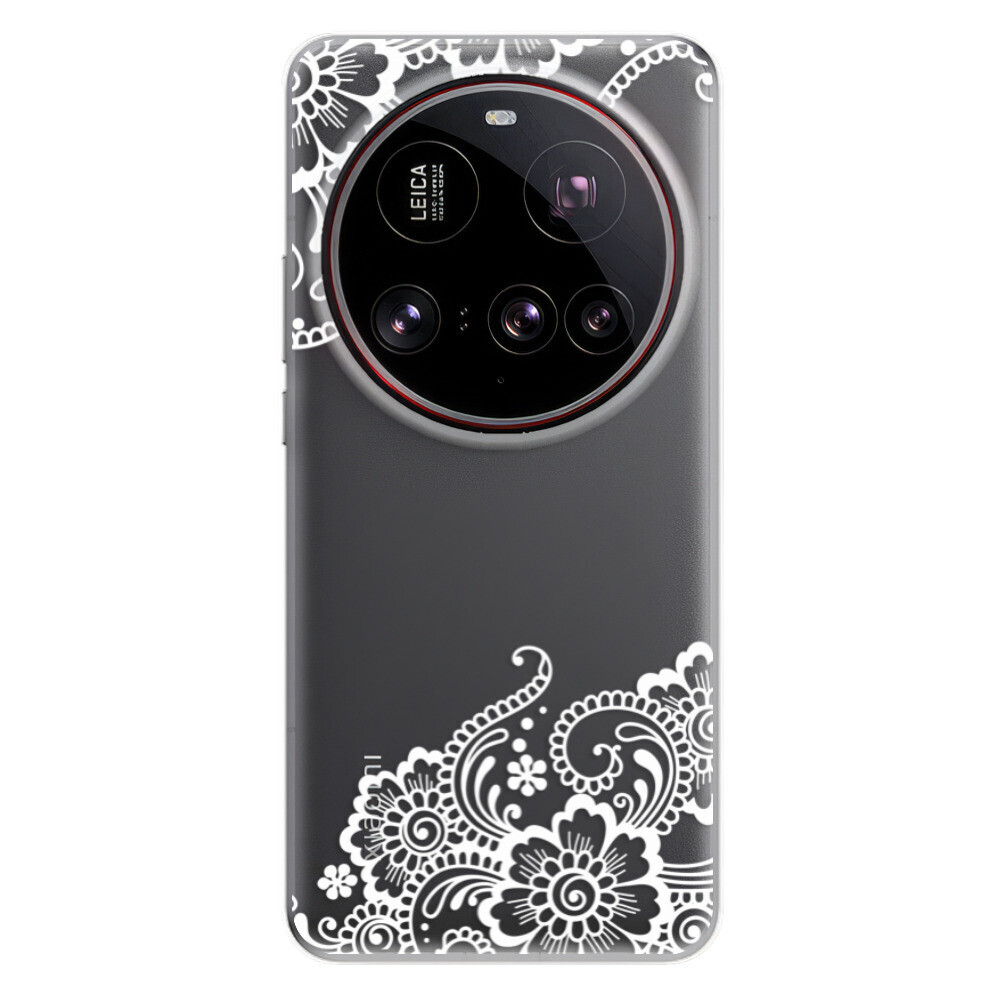 Odolné silikónové puzdro iSaprio - White Lace 02 - Xiaomi 15 Ultra