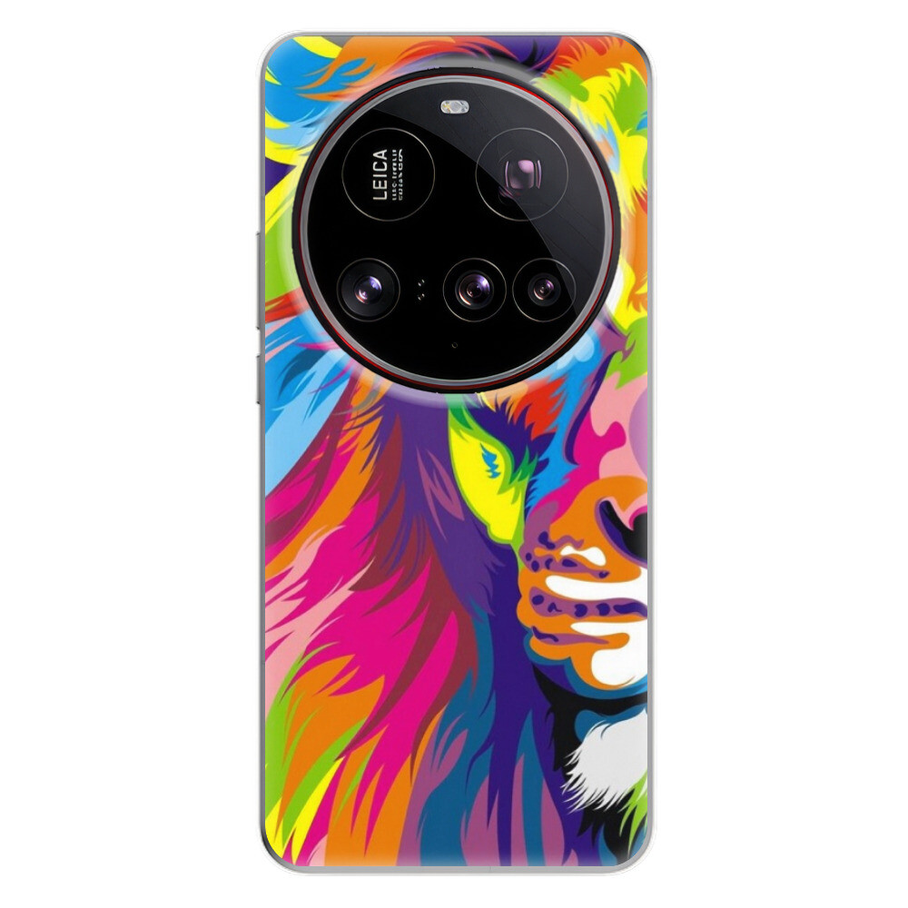 Odolné silikónové puzdro iSaprio - Rainbow Lion - Xiaomi 15 Ultra