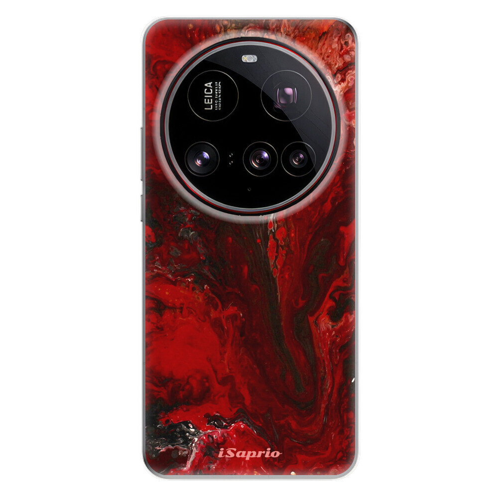 Odolné silikónové puzdro iSaprio - RedMarble 17 - Xiaomi 15 Ultra