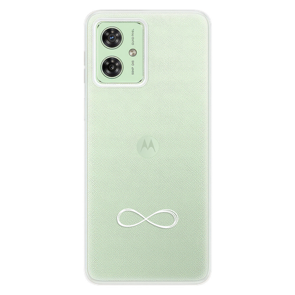 Odolné silikónové puzdro iSaprio - čiré - Infinity - Motorola Moto G54 5G / G54 5G Power Edition