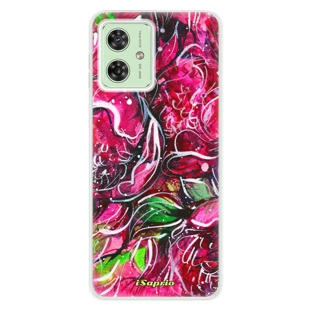 Odolné silikónové puzdro iSaprio - Burgundy - Motorola Moto G54 5G / G54 5G Power Edition