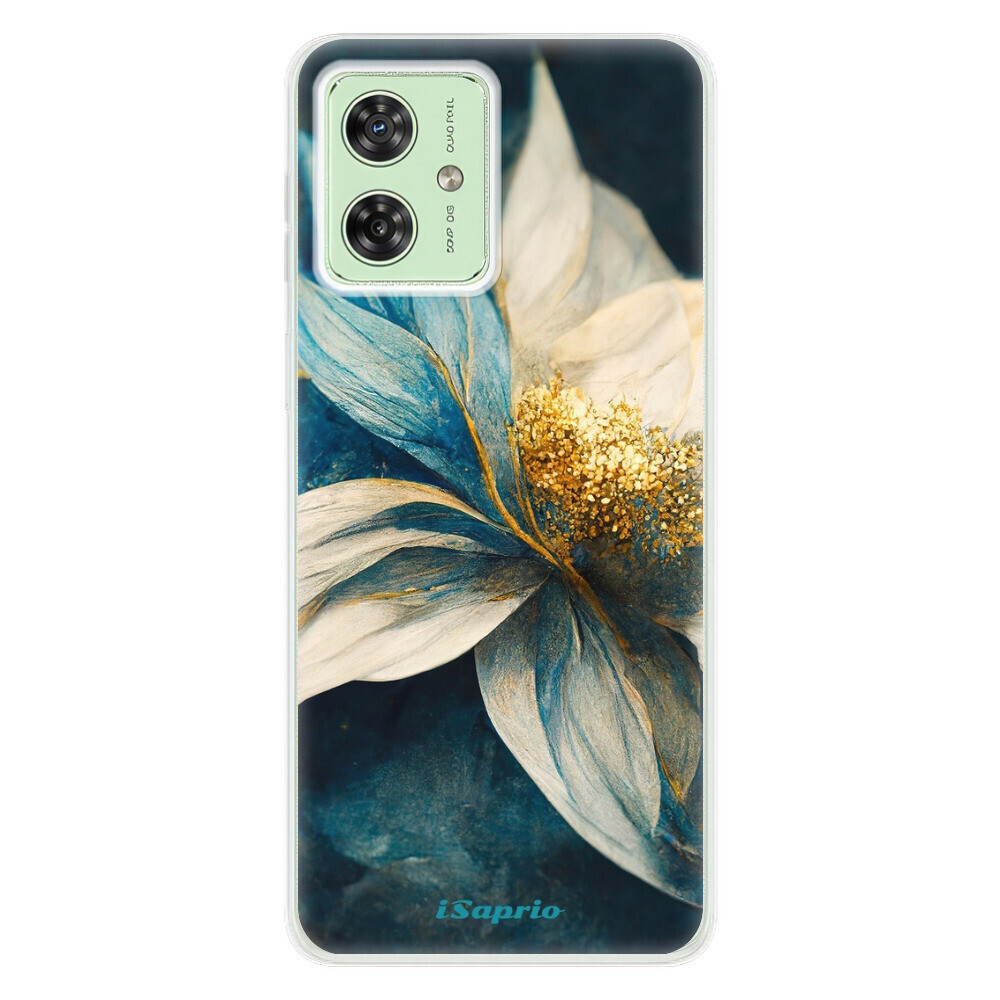 Odolné silikónové puzdro iSaprio - Blue Petals - Motorola Moto G54 5G / G54 5G Power Edition