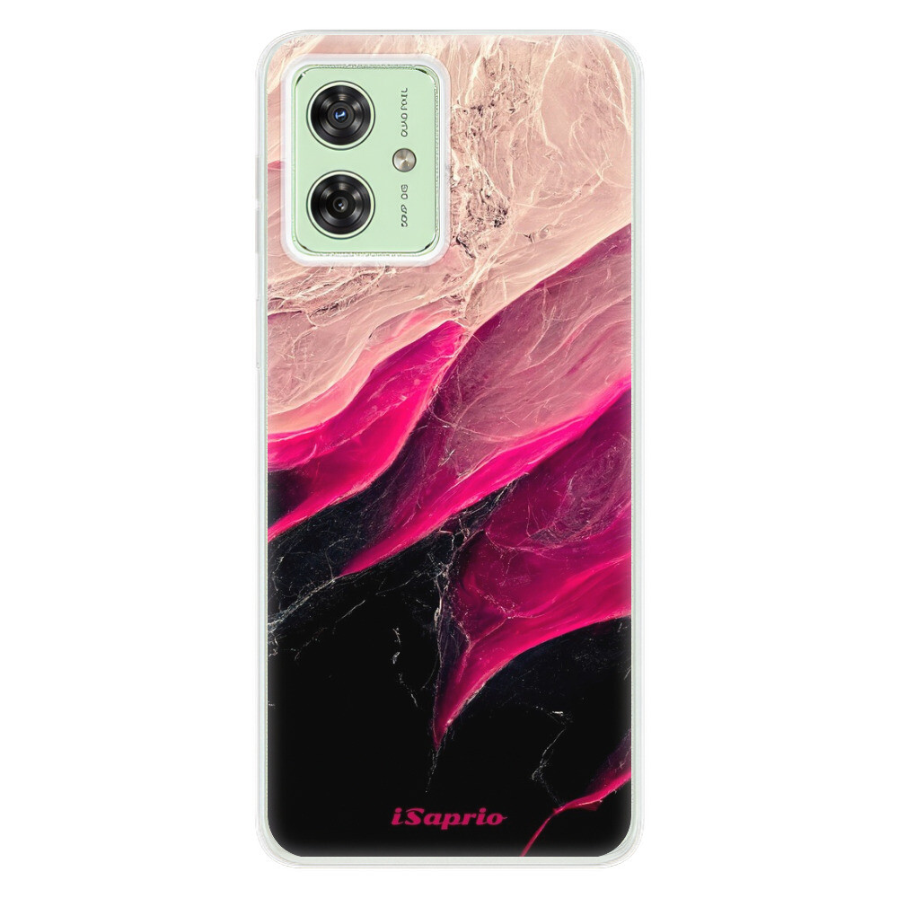 Odolné silikónové puzdro iSaprio - Black and Pink - Motorola Moto G54 5G / G54 5G Power Edition