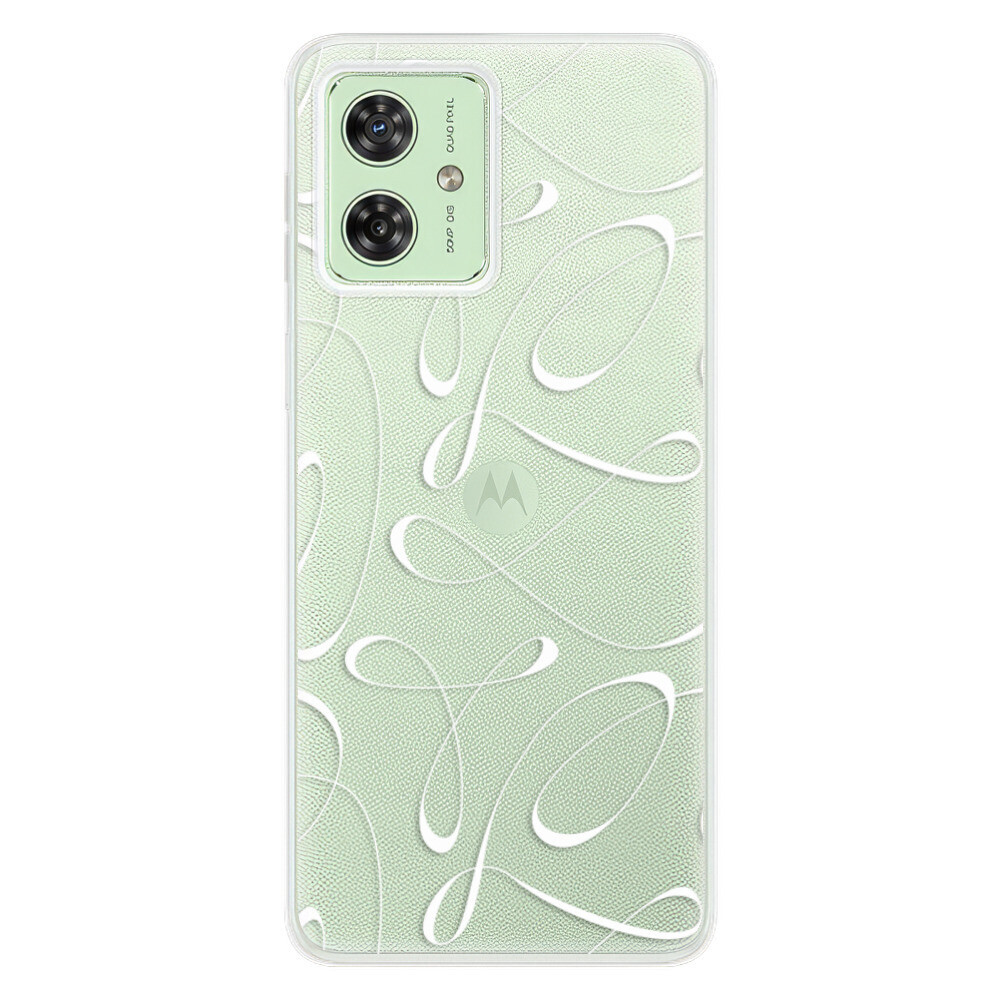 Odolné silikónové puzdro iSaprio - Fancy - white - Motorola Moto G54 5G / G54 5G Power Edition
