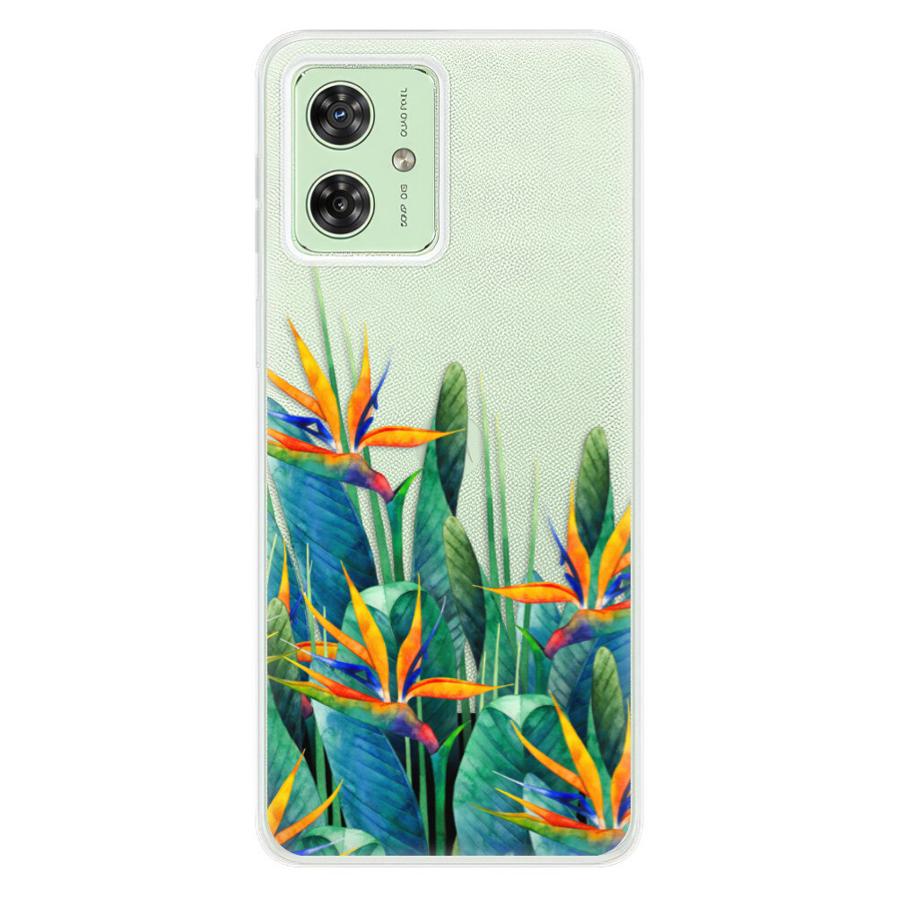Odolné silikónové puzdro iSaprio - Exotic Flowers - Motorola Moto G54 5G / G54 5G Power Edition
