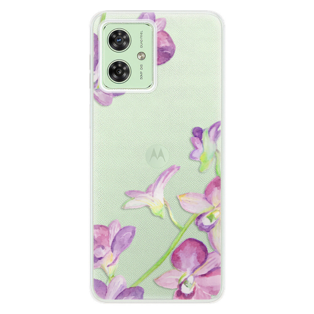 Odolné silikónové puzdro iSaprio - Purple Orchid - Motorola Moto G54 5G / G54 5G Power Edition