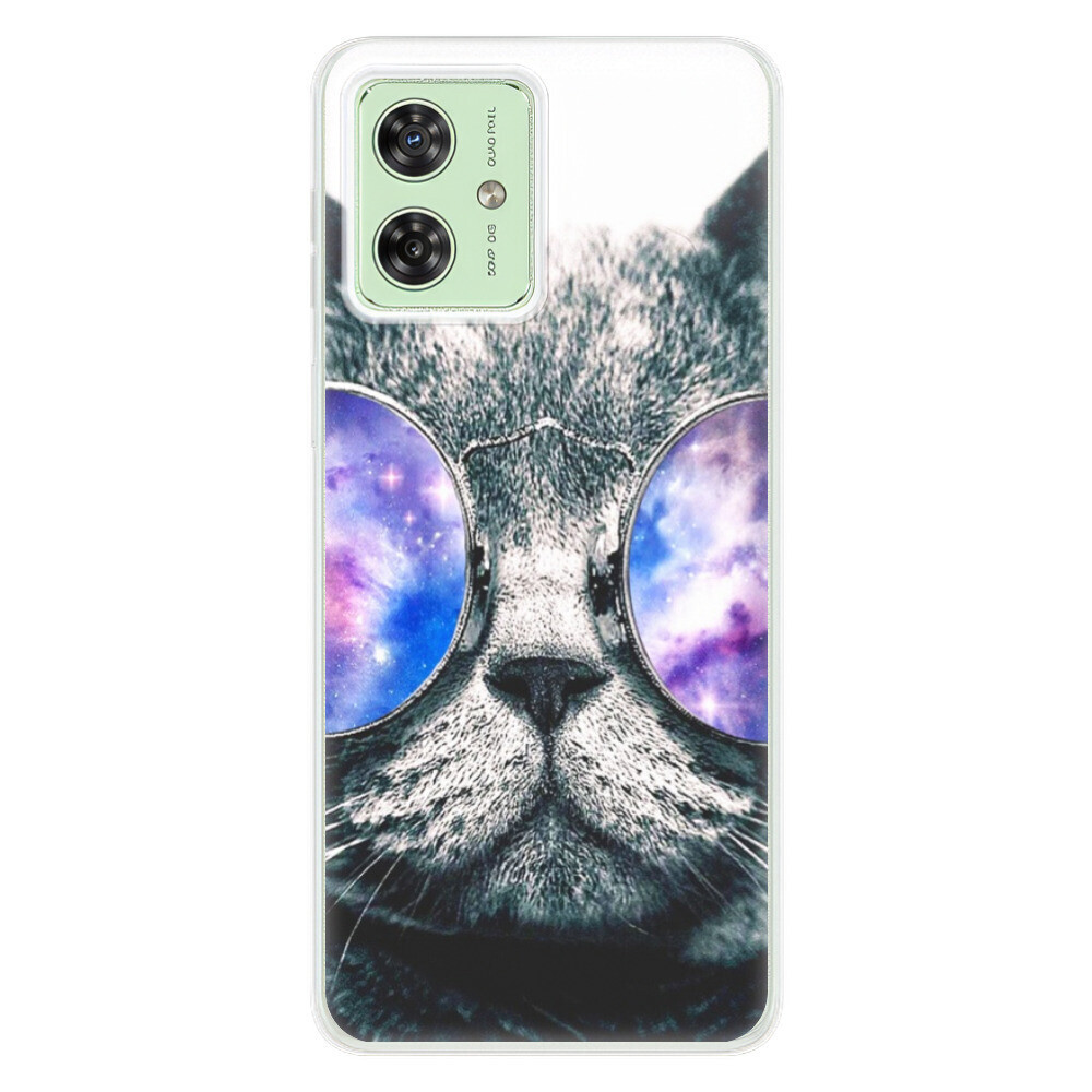 Odolné silikónové puzdro iSaprio - Galaxy Cat - Motorola Moto G54 5G / G54 5G Power Edition