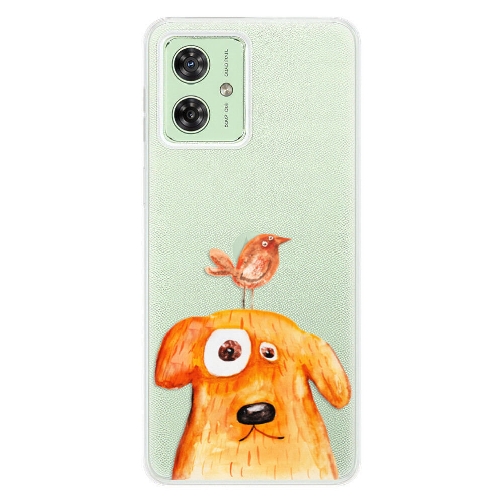 Odolné silikónové puzdro iSaprio - Dog And Bird - Motorola Moto G54 5G / G54 5G Power Edition