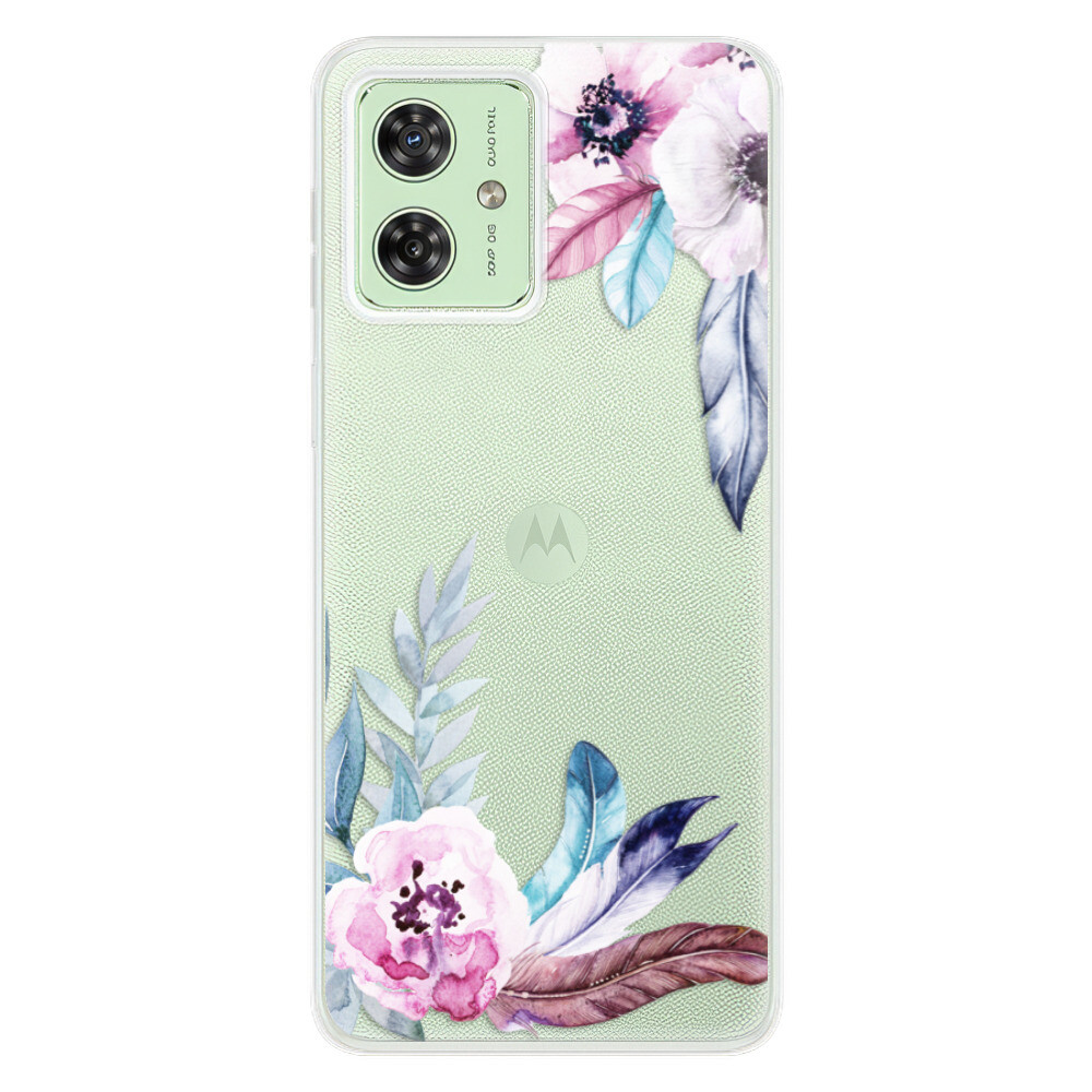 Odolné silikónové puzdro iSaprio - Flower Pattern 04 - Motorola Moto G54 5G / G54 5G Power Edition