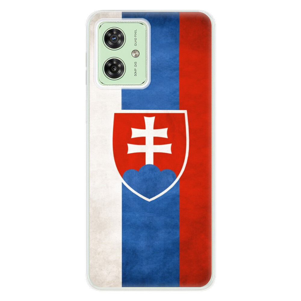 Odolné silikónové puzdro iSaprio - Slovakia Flag - Motorola Moto G54 5G / G54 5G Power Edition