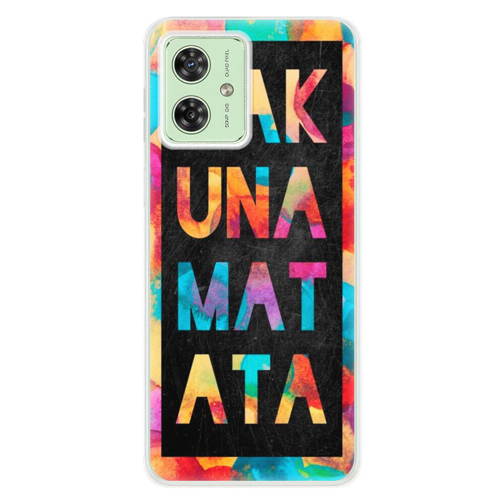 Odolné silikónové puzdro iSaprio - Hakuna Matata 01 - Motorola Moto G54 5G / G54 5G Power Edition