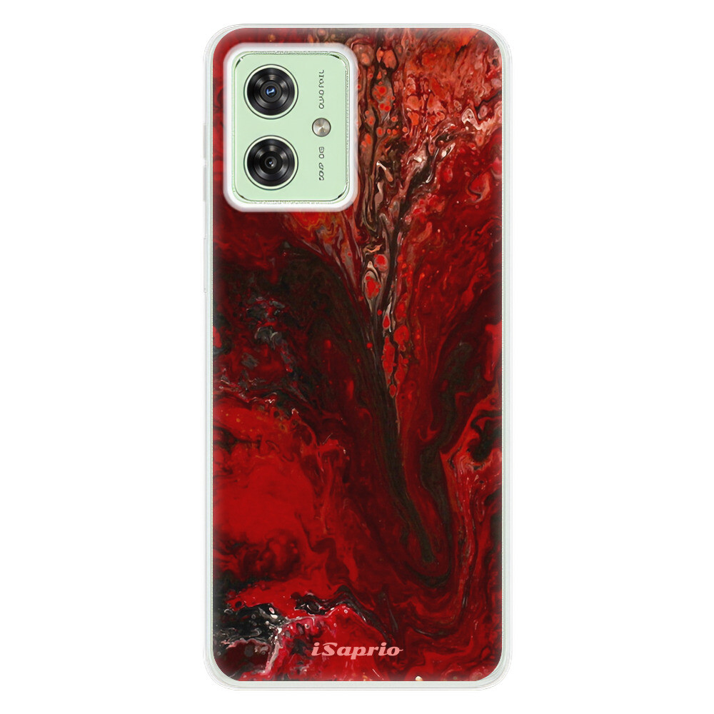 Odolné silikónové puzdro iSaprio - RedMarble 17 - Motorola Moto G54 5G / G54 5G Power Edition