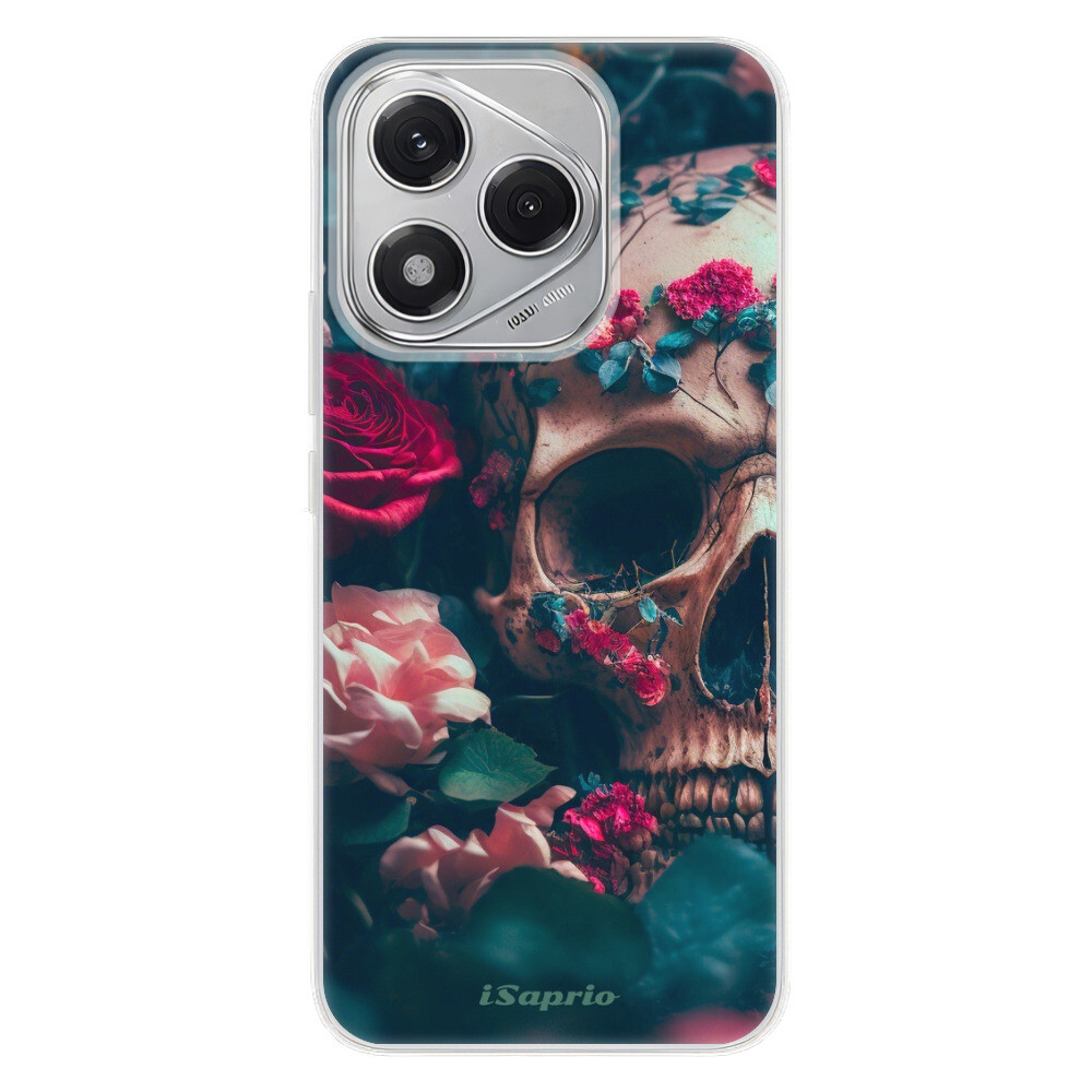 Odolné silikónové puzdro iSaprio - Skull in Roses - Honor 400 Lite