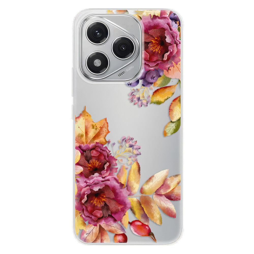 Odolné silikónové puzdro iSaprio - Fall Flowers - Honor 400 Lite