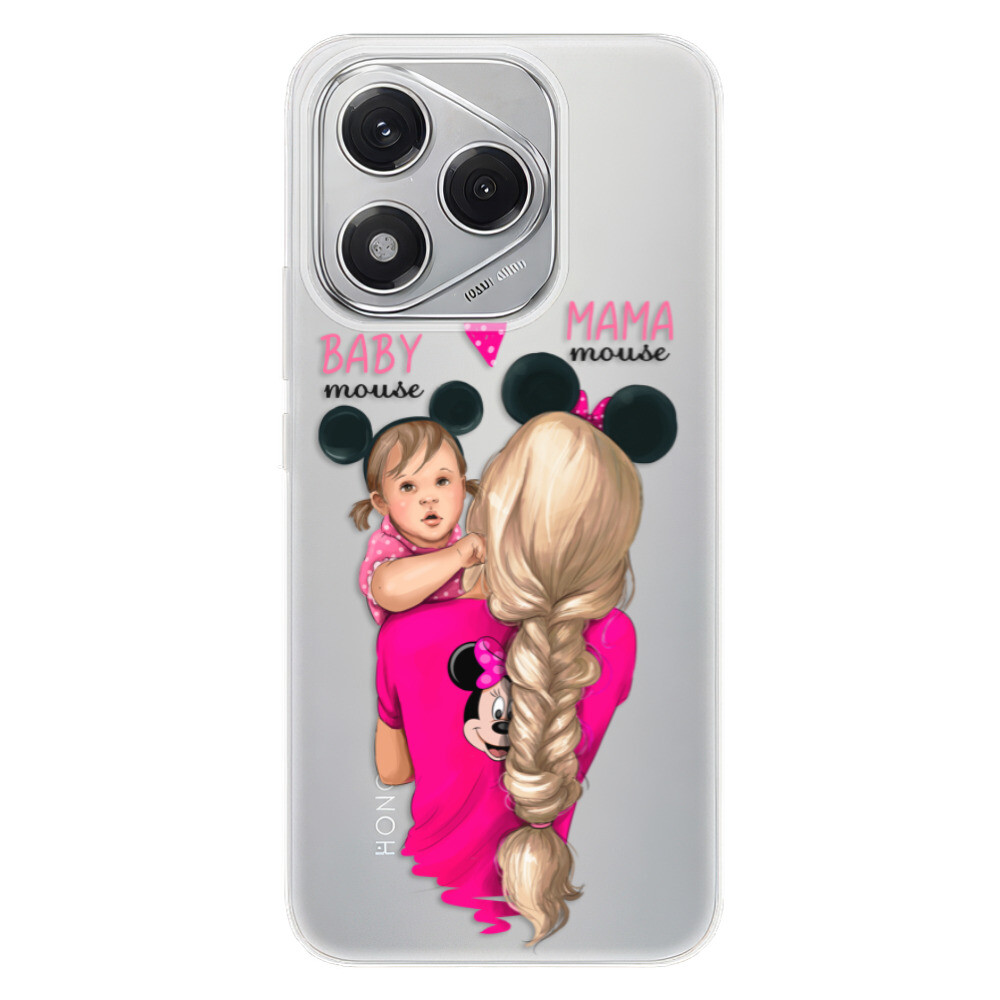 Odolné silikónové puzdro iSaprio - Mama Mouse Blond and Girl - Honor 400 Lite
