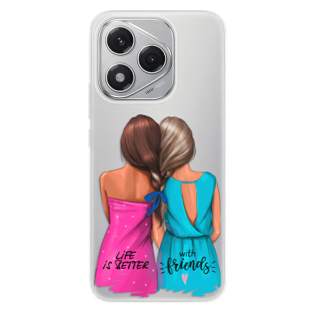 Odolné silikónové puzdro iSaprio - Best Friends - Honor 400 Lite